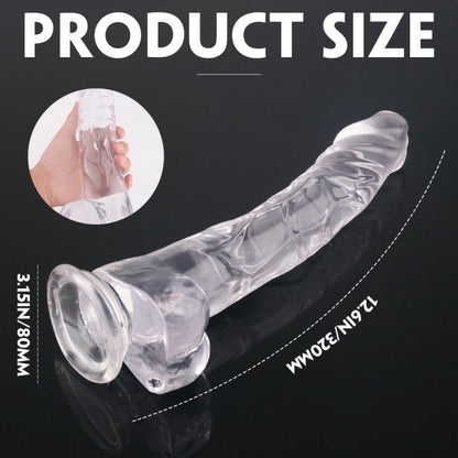 King Kong Dong w Balls Black XL S-Hande