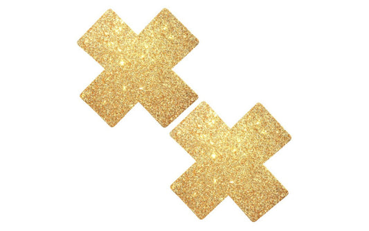 Golden Fairy Dust X Factor Pasties  - Club X