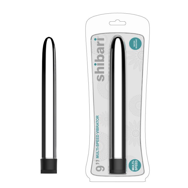 Shibari Multi-Speed Vibrator 9in Silver Shibari