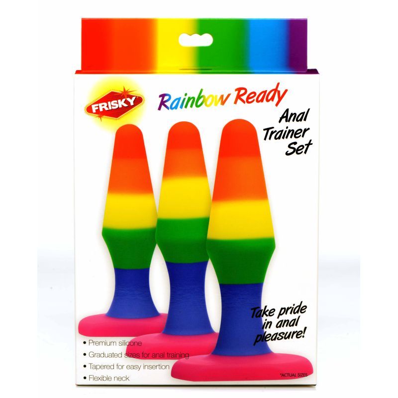 Rainbow Ready Anal Trainer Set Frisky