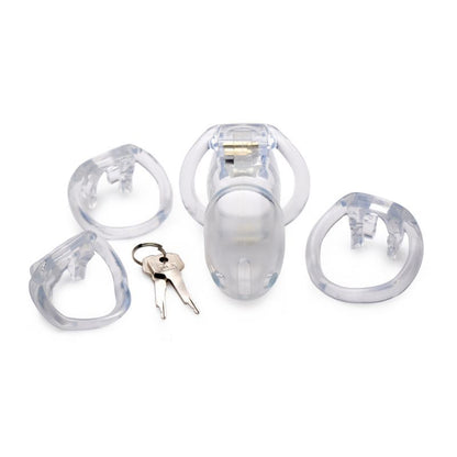 Clear Captor Chastity Cage Large Master Series