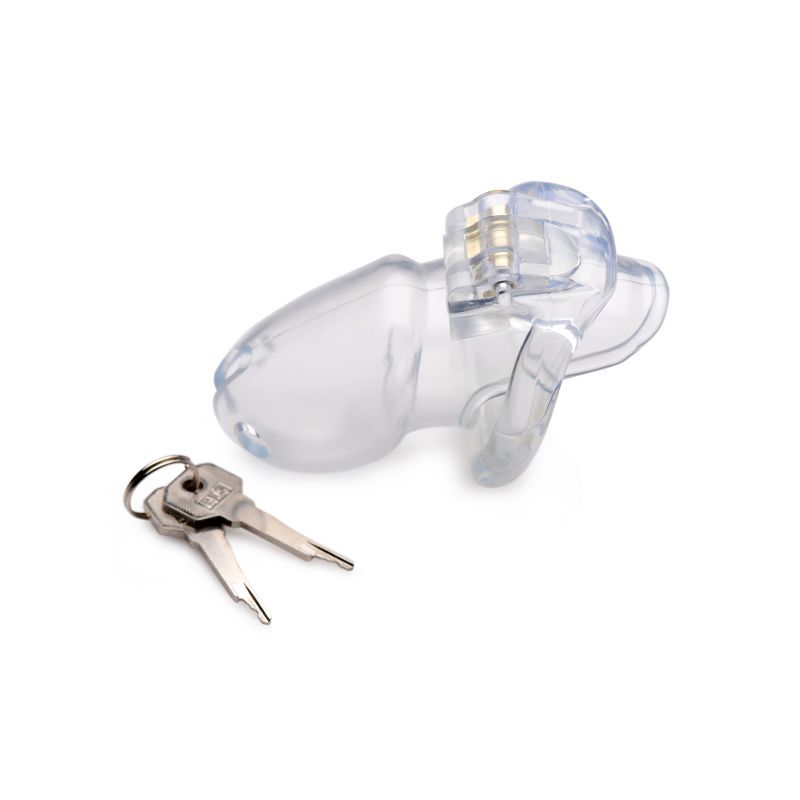Clear Captor Chastity Cage Large Master Series