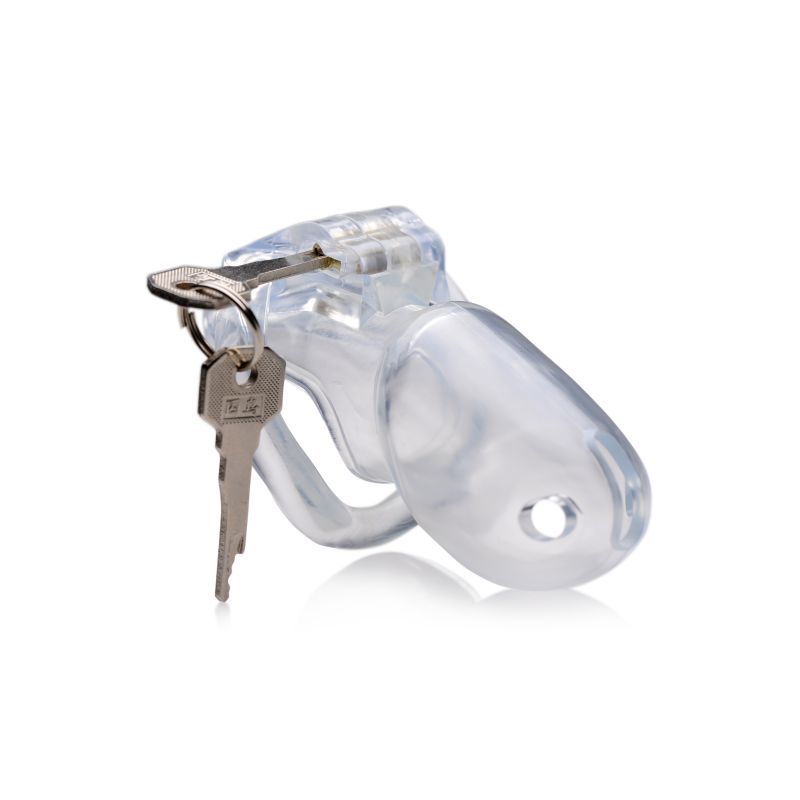 Clear Captor Chastity Cage Large Master Series