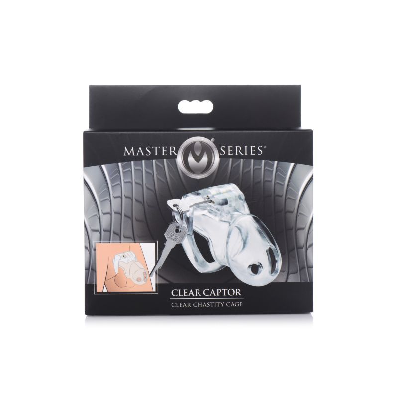Clear Captor Chastity Cage Small Master Series