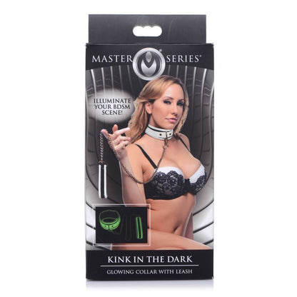 Kink in the Dark Glowing Collar and Lead Fluro Green Master Series