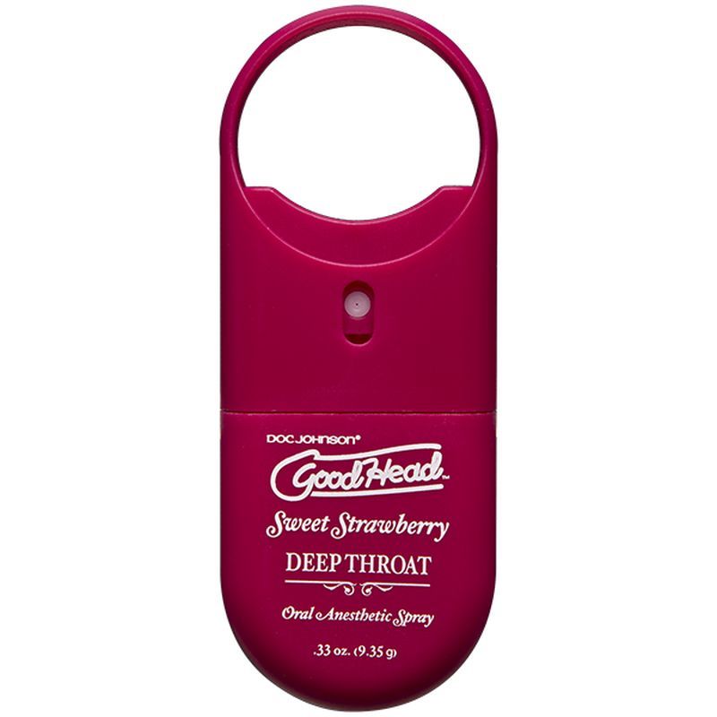 GoodHead To-Go Deep Throat Spray Sweet Strawberry 9ml GoodHead