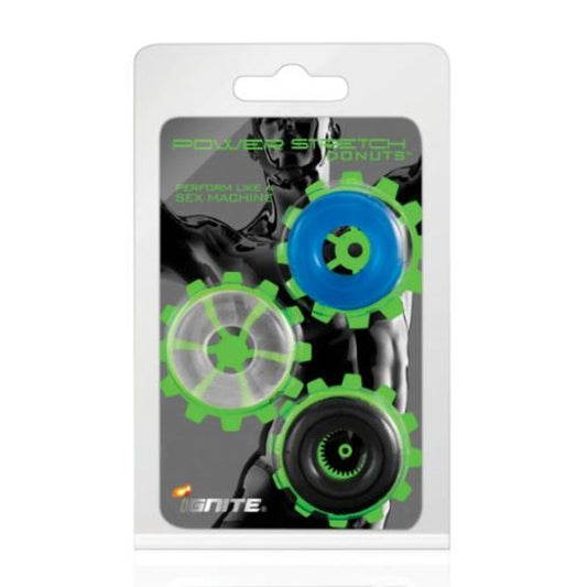 Power Stretch Donuts 3 Pc Multi Colour Si Novelties