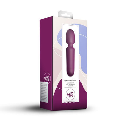 SugarBoo Playful Passion Wand Vibe Burgundy Rocks Off