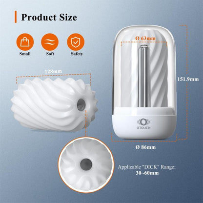 DECOR 2 Masturbator Sleeve w UV Sterilization and Heating Unit OTouch