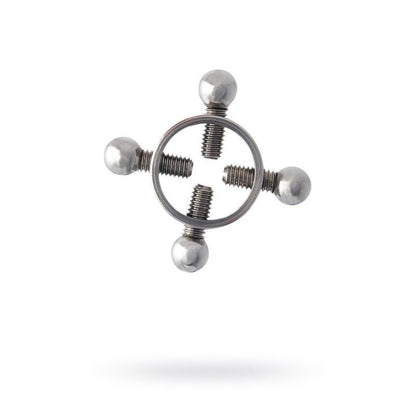 Silver Metal 2 Pc Nipple Clamps Metal