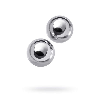Silver Metal 2 Pc Vaginal Balls 25mm Metal