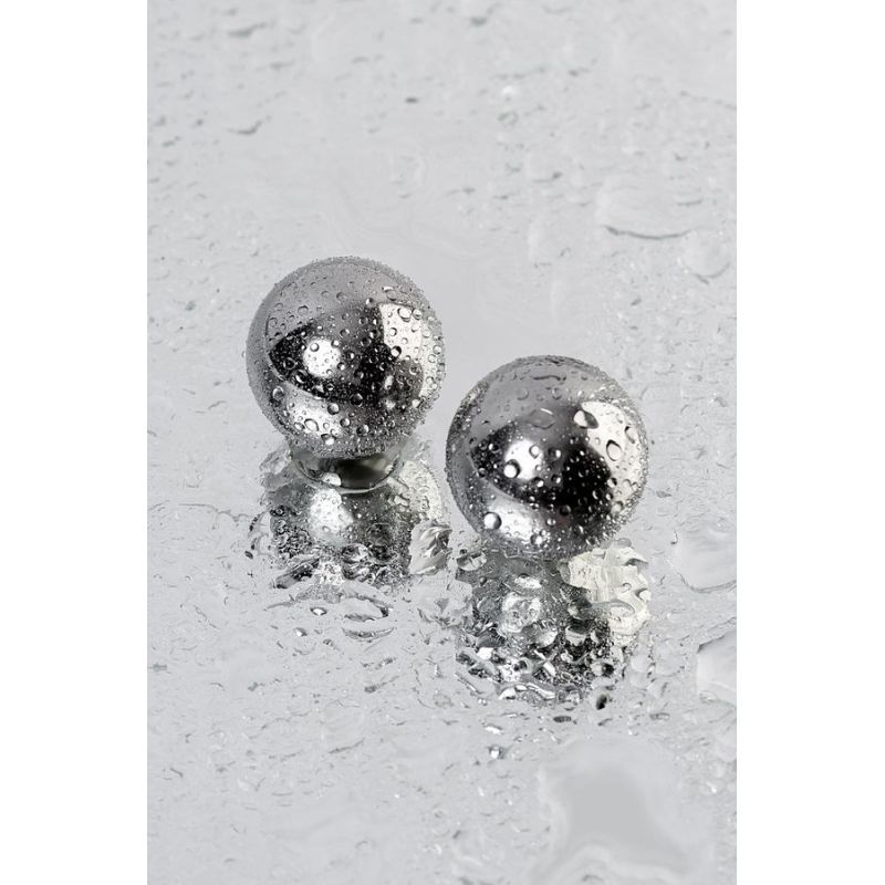 Silver Metal 2 Pc Vaginal Balls 25mm Metal
