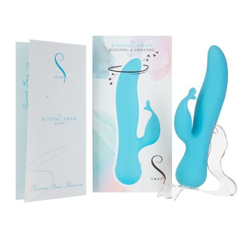 Kissing Swan Rabbit Vibrator Swan
