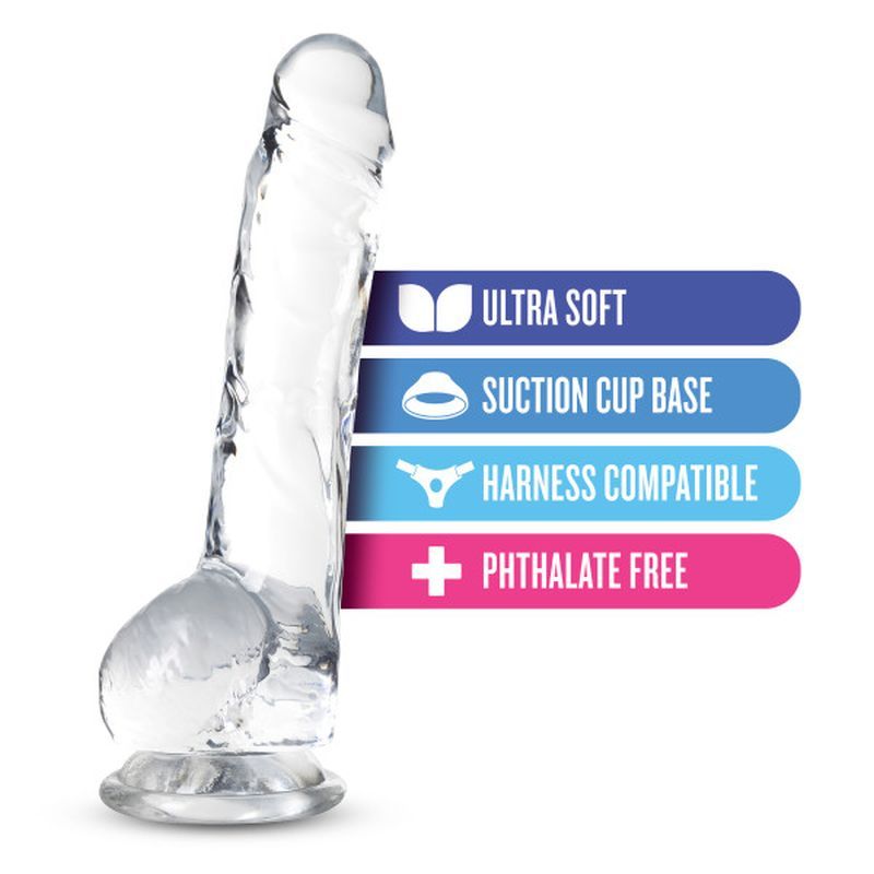 Naturally Yours 8" Crystaline Dildo Diamond Naturally Yours