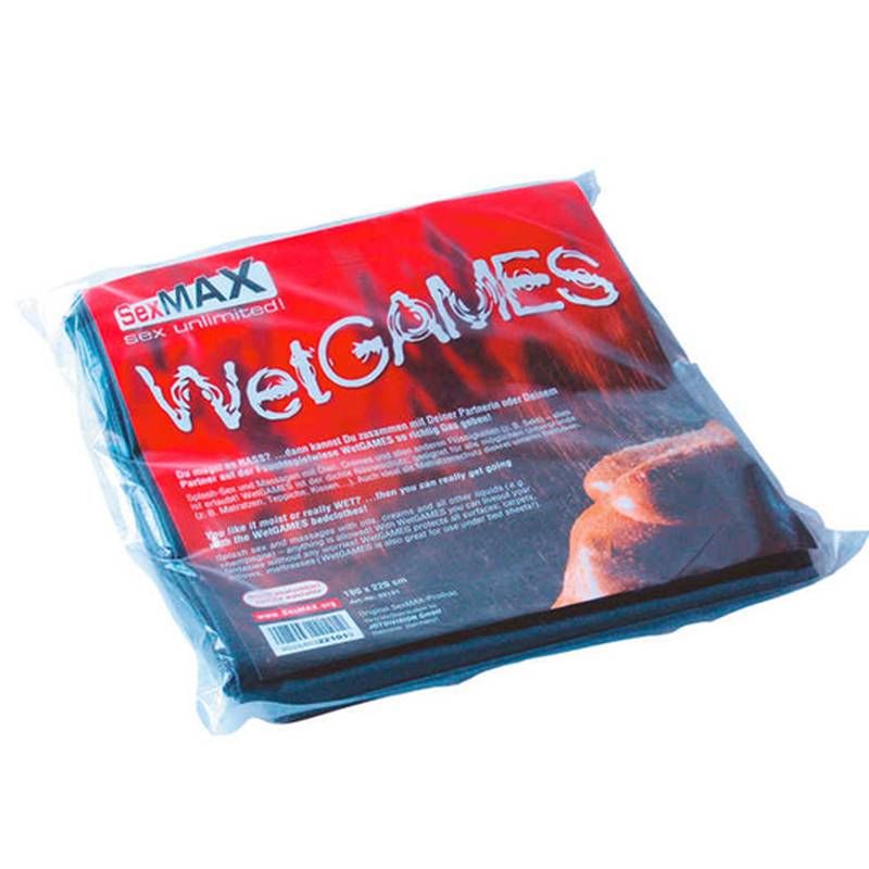 SexMAX WetGAMES Sheet Black Joy Division