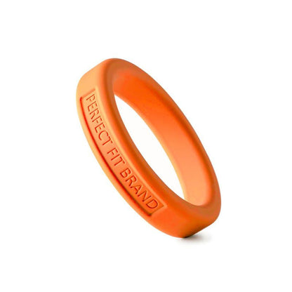 Classic Silicone Medium Stretch Penis Ring 44mm Orange PerfectFit