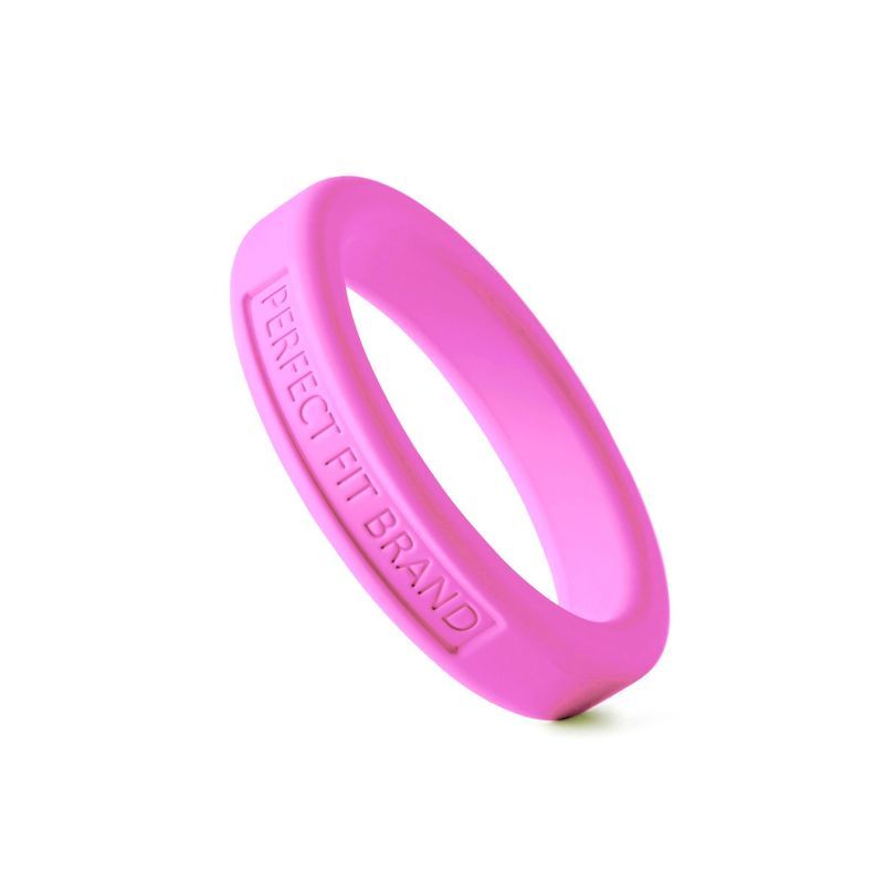 Classic Silicone Medium Stretch Penis Ring 44mm Pink PerfectFit