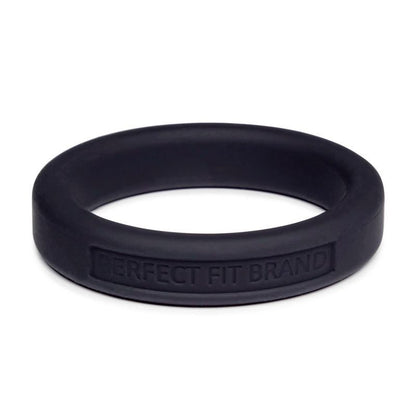 Classic Silicone Medium Stretch Penis Ring 44mm Black PerfectFit