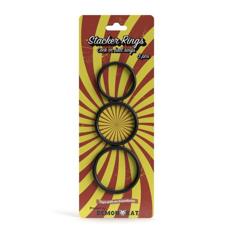 Stacker Rings 3 Pc Set Demon Kat