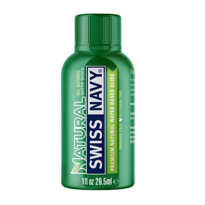 Swiss Navy All Natural Water Based Glide 1oz/29ml Swiss Navy