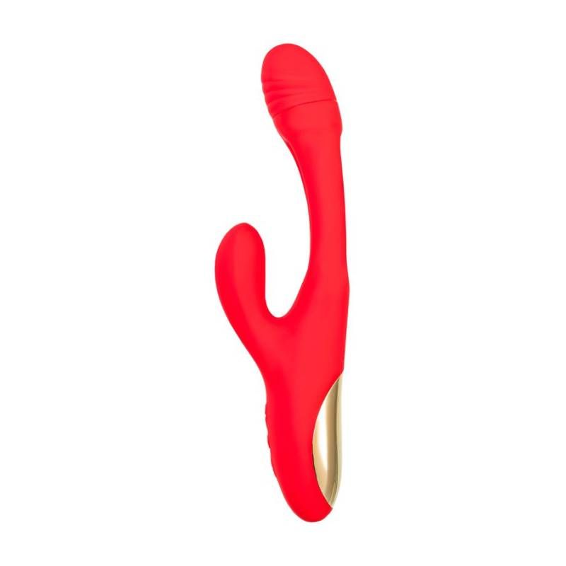 JOS Patti Moving Tongue Rabbit Vibrator Red JOS