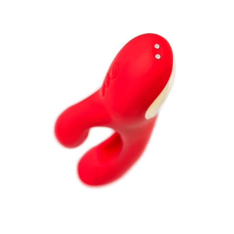 JOS Patti Moving Tongue Rabbit Vibrator Red JOS