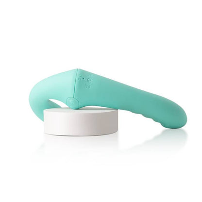 VibraTwin Rechargeable Come Hither Strapless Strap On with Remote Arosum