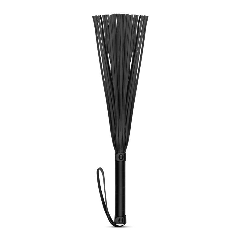 Faux Leather Flogger Black Bedroom Fantasies