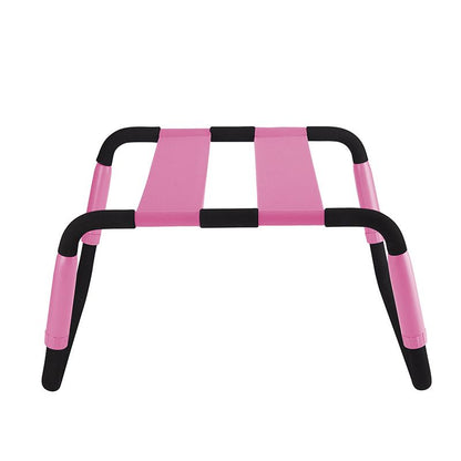 Sex Chair Adjustable Height Pink PU Seat Daytona