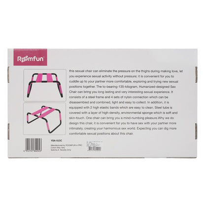 Sex Chair Adjustable Height Pink PU Seat Daytona