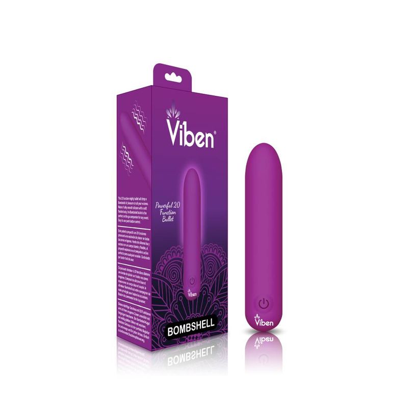 Bombshell 5 Speed 9.5cm USB Mighty Bullet Berry Viben