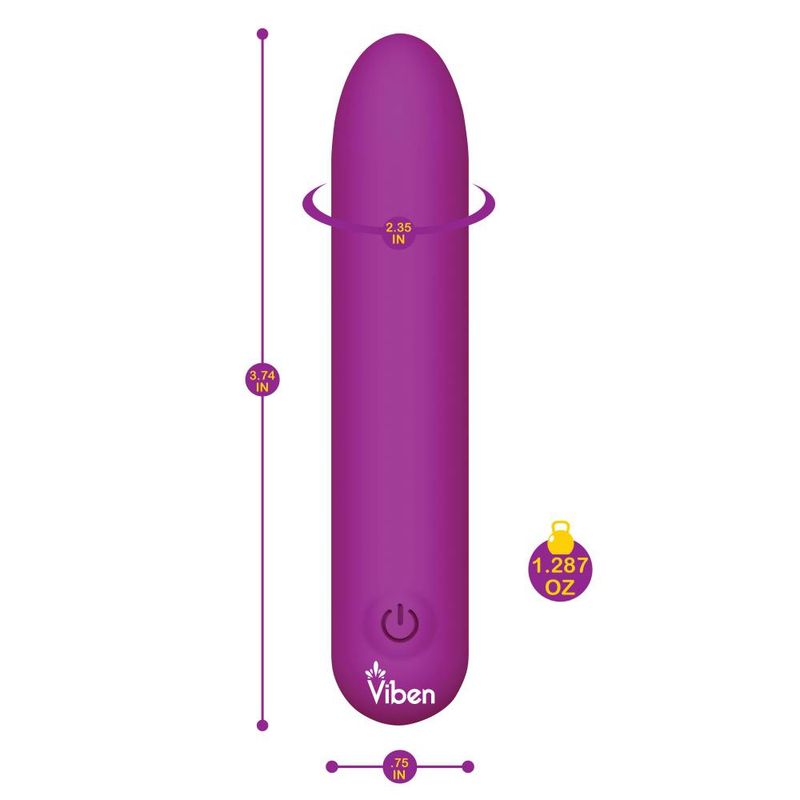 Bombshell 5 Speed 9.5cm USB Mighty Bullet Berry Viben