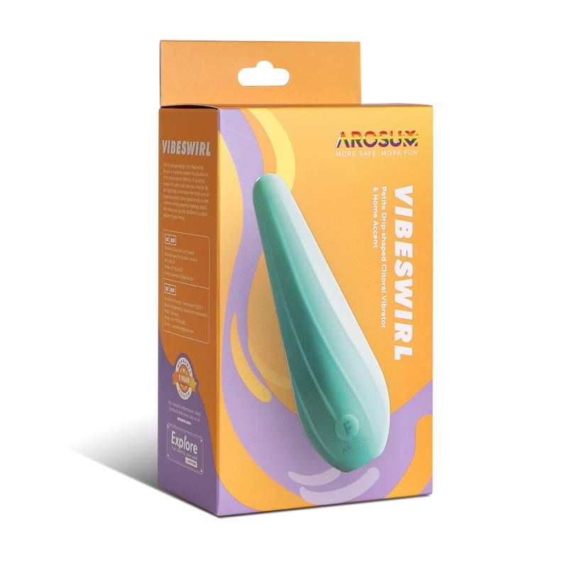 VibeSwirl Drip Shape Rechargeable Vibrator Arosum