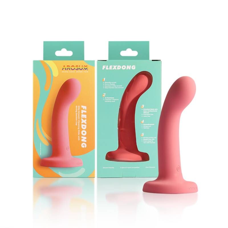 FlexDong Vibrating Strap-on Dildo Arosum