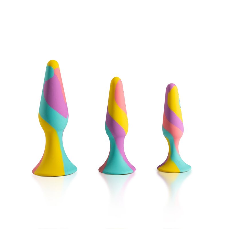 TriPlugs 3 Pc Silicone Anal Training Kit Arosum