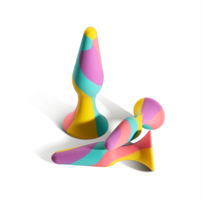 TriPlugs 3 Pc Silicone Anal Training Kit Arosum