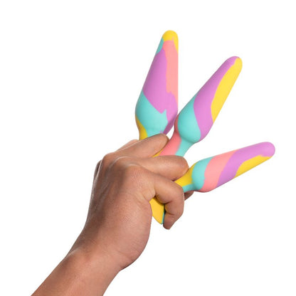 TriPlugs 3 Pc Silicone Anal Training Kit Arosum