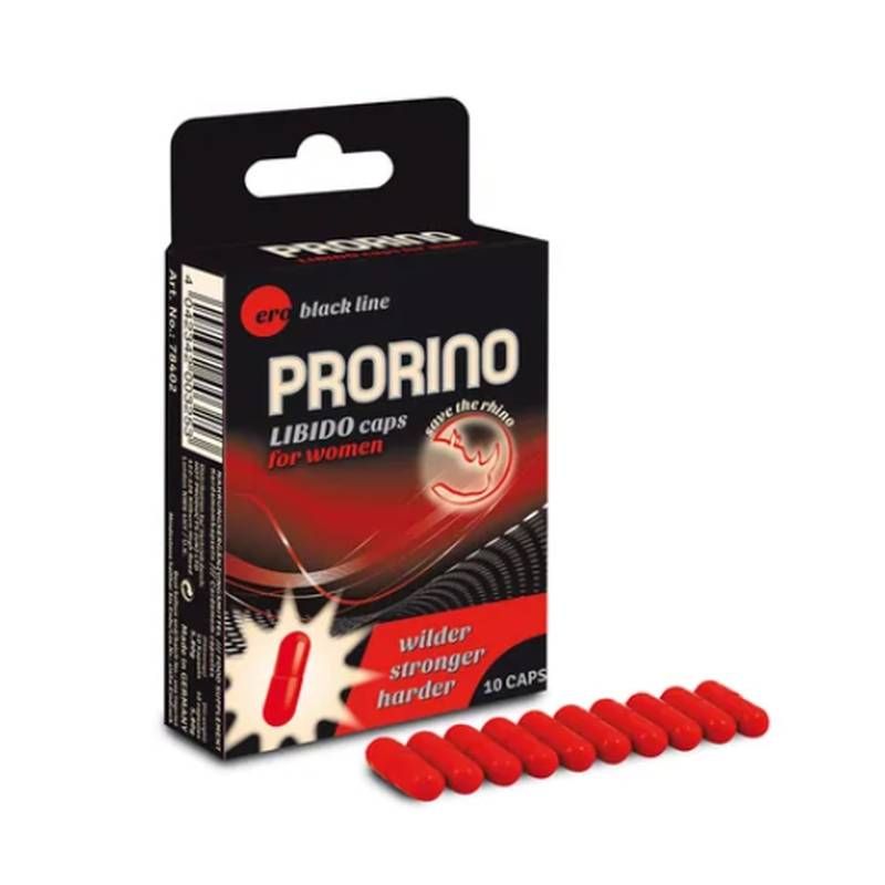 PRORINO Libido Capsules For Women 10 Pc Hot Ero