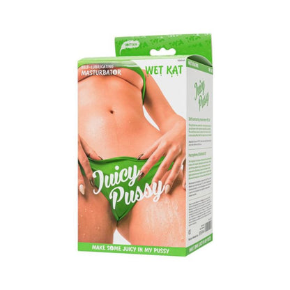 Self Lubricating Masturbator Wet Kat Juicy