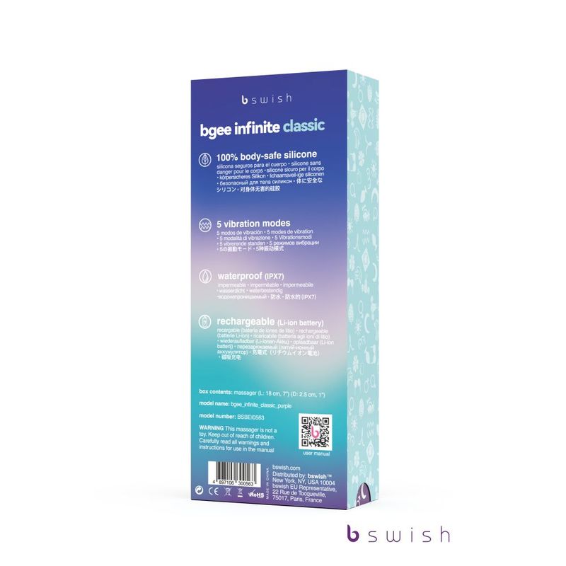 Bgee Infinite Classic Purple B Swish