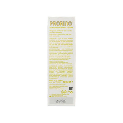 PRORINO Unisex Sensitive Anal Comfort Cream 100ml Hot Ero