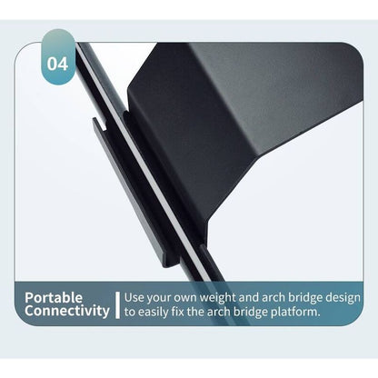 Sex Chair Adjustable Height Black w Handle and Arch Bridge Daytona