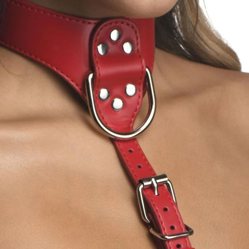 Red Female Chest Harness M/L Strict