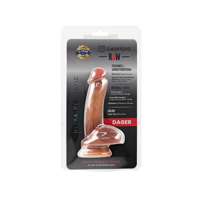Ultra Realistic 17cm Silicone Dildo Dager RAW