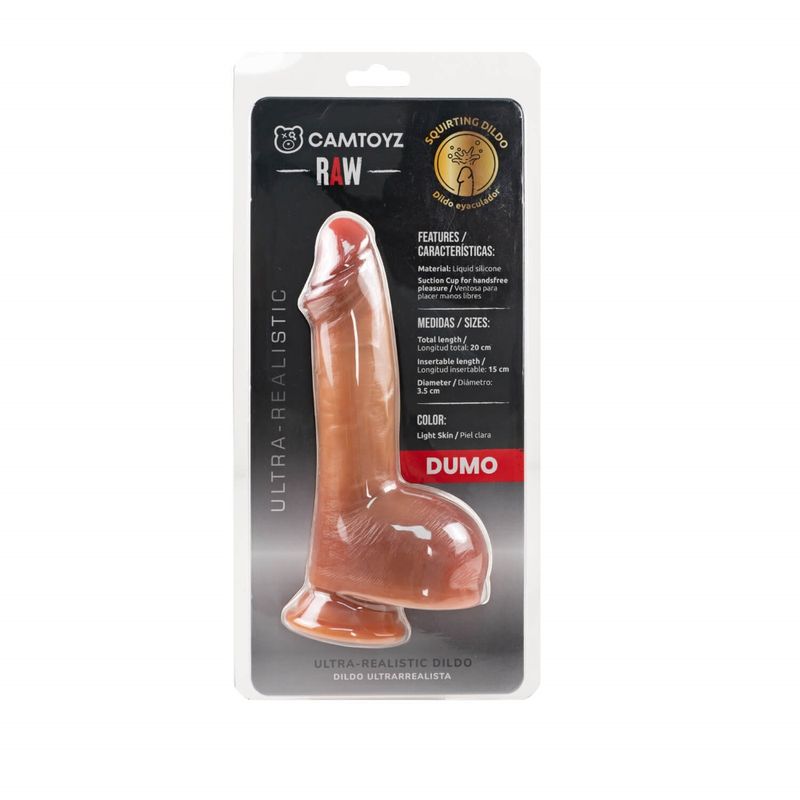 Ultra Realistic 20cm Silicone Dildo Dumo RAW