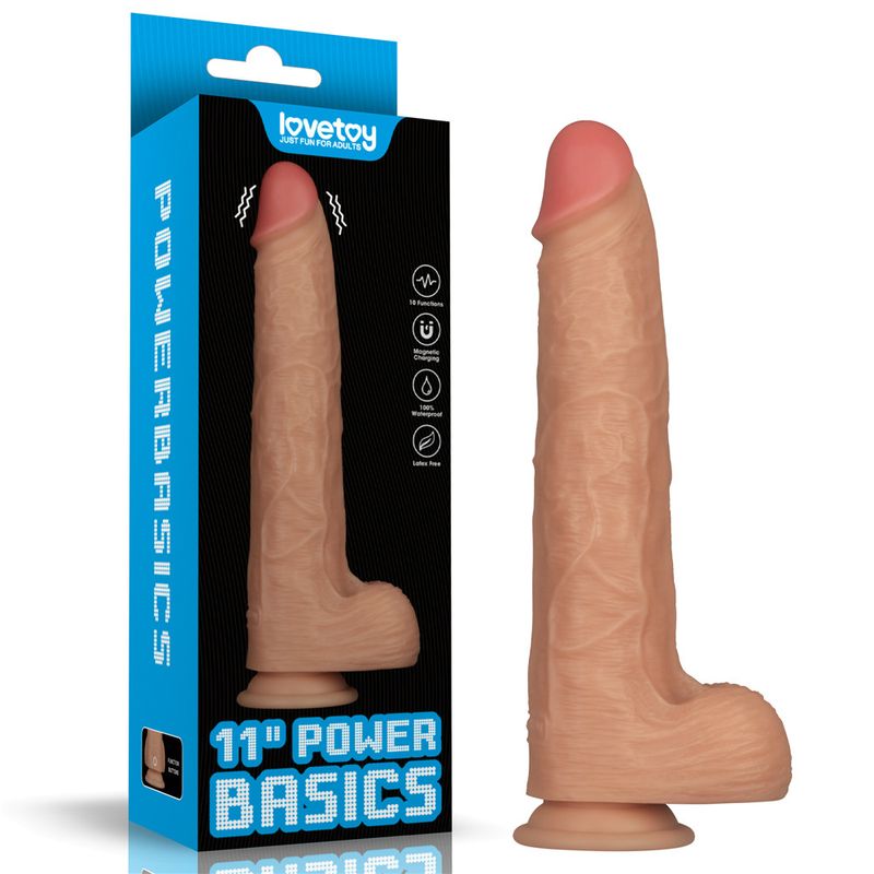 11in Vibrating USB Power Basics Cock Lovetoy
