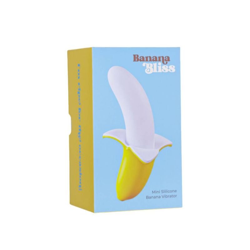 Banana Bliss 13cm Silicone Slimline Vibrator Massager BMS Factory