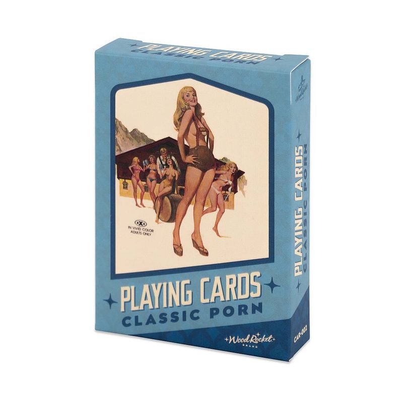 Classic Porn Playing Cards Wood Rocket
