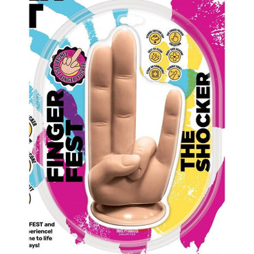 Finger Fest Dildo The Shocker Flesh Hott Products