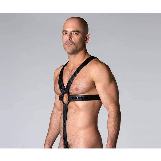 Neoprene Full Harness Black Sport Fucker
